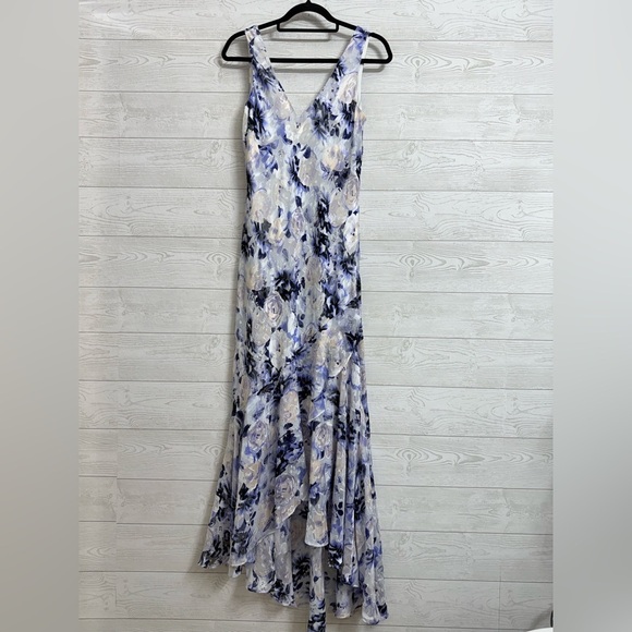 Alex Evenings Dresses & Skirts - Alex Evening Women’s Purple Floral Sleeveless Tea Length Dress. Size 8